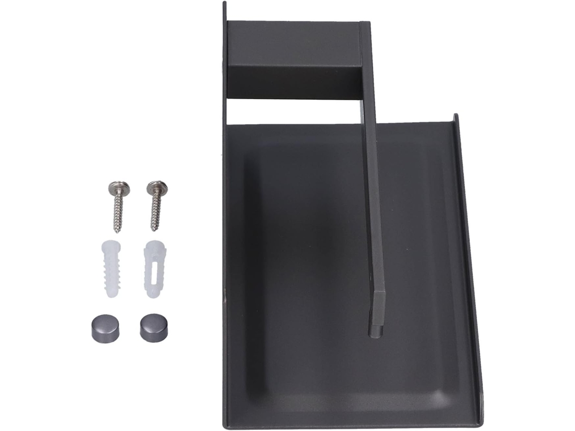 Suporte Para Vaso Sanitário Em Liga De Alumínio Antiferrugem Com Design Elegante Na Cor Cinza, Ideal Para Banheiro