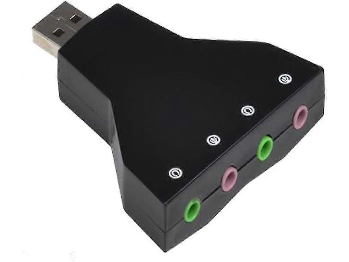Placa de som externa USB 7.1 Brilvibera para aeronaves, Plug and Play.