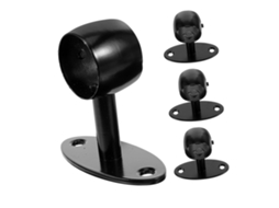 Conjunto De 4 Suportes De Corredor Em Inox Para Escadas Internas, Com Fixação Na Parede
