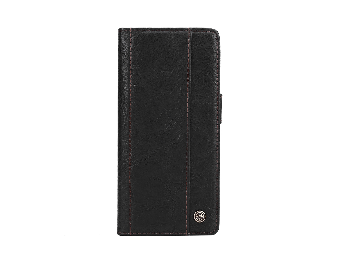 Capa de Couro Pu para Samsung Galaxy Note8, Estilo Empresarial Preto, 4 Slots Cartões. EOOCOO | EOOCOO