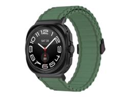 Pulseira De Nylon Trançado Kalebol Ocean Loop Para Samsung Galaxy Watch Ultra 47mm