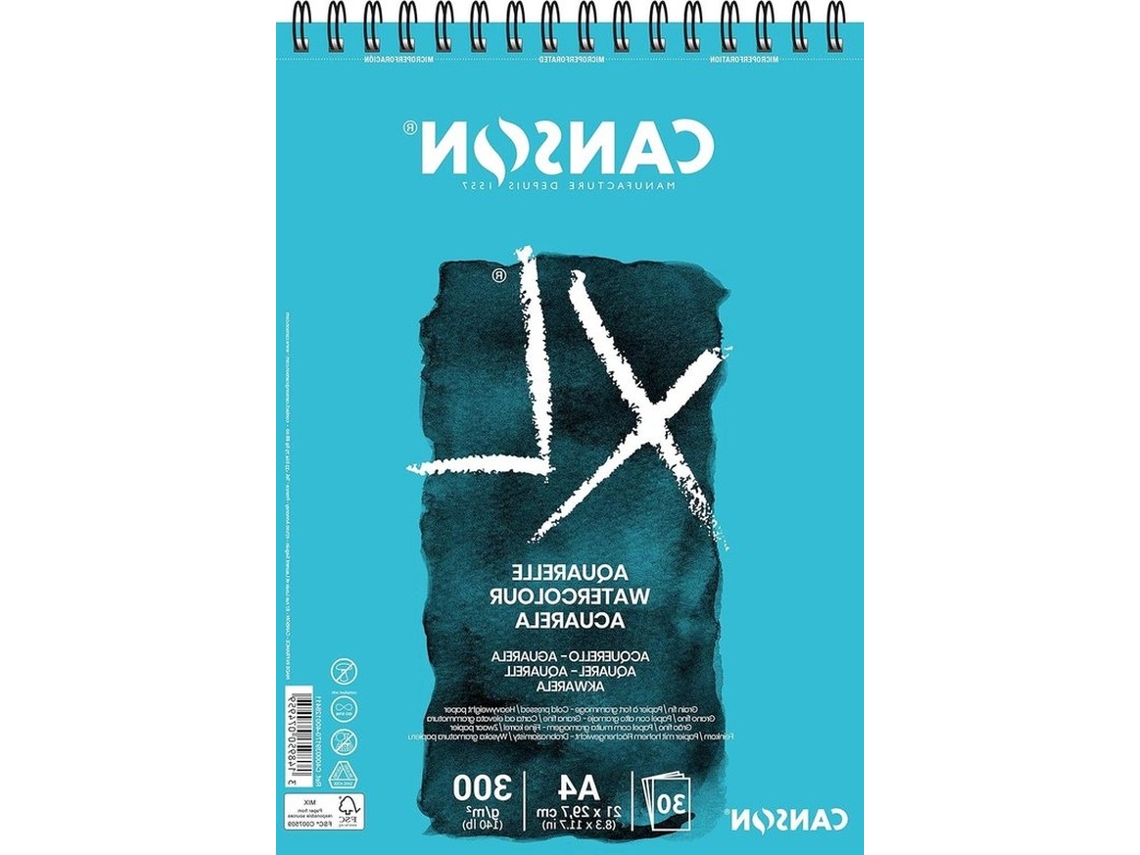 Bloco De Aquarela Xl 30 Folhas