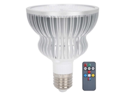 Lâmpada De Cultivo Interna De 50w Com 64 Leds, Controle Remoto, Espectro Completo E Função De Temporizador. Aquaforge