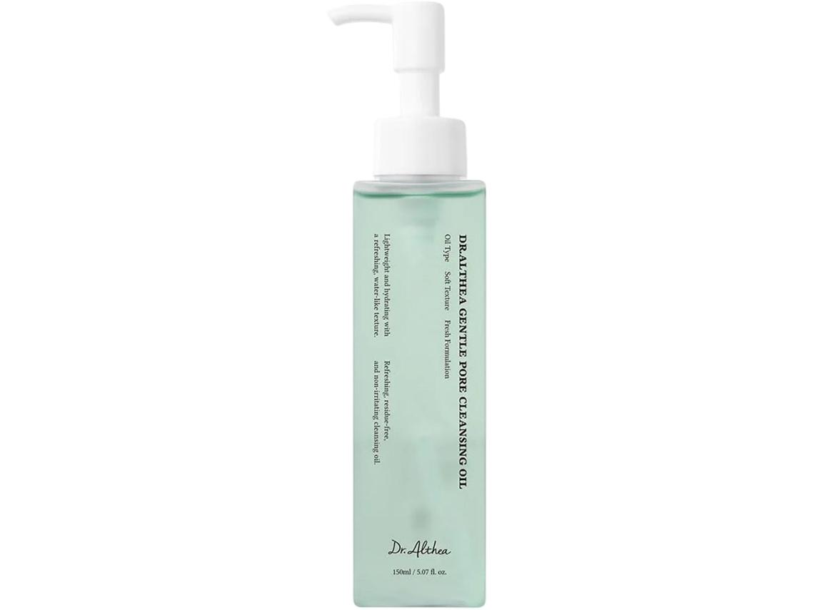 Óleo de Limpeza Facial Vegano 150 Ml 7 Óleos Vegetais, Ceramida Np, Aloe e Curcuma. DR. ALTHEA