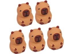 Conjunto De 5 Apontadores Lápis Com Desenho Animado, Um Único Furo,