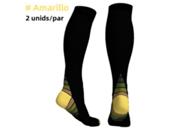 Meias de Compressão com Compressão Progressiva de 20 30 Mmhg para Corrida (amarelo, um Par, Tamanho P)