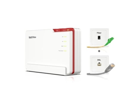 Fritz!Box Computer Systems Router Sem Fios 2.5 Gigabit Ethernet Tri-Band 2.4 Ghz / 5 Ghz / 6 Ghz Branco AVM COMPUTER SYSTEMS