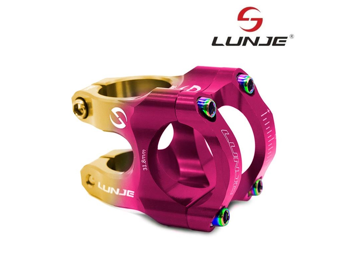 Power Para Guidão De 31,8mm Ewpm-003 Rosa-amarelo