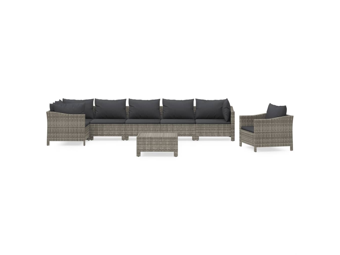 Garden Lounge Set, Garden Lounge Sets Vidaxl Cinzeto Rattan / Vime (n/a)