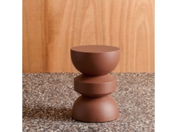 Mesa de Apoio Ou Extremidade Do Sofá em Metal Terra Cotta SWEEEK