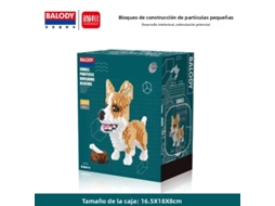 Miniatura de Brinquedo de Montar em Blocos, Representando um Cachorro e um Gato de Desenho Animado MDUG (estilo 9)