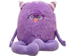 Monstro De Pelúcia 50 Cm Com Chifre, Bichinho Fofo Braços E Pernas,