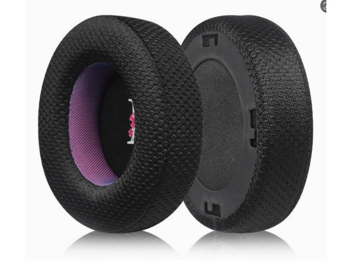 Almofada para auscultadores Akg K702 de espuma macia preta e roxo (XIAOMOYU)
