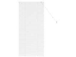 Conjunto 1 Persianas Venecianas Vidaxl Branco Alumínio (130 X 65 Cm)