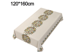 Toalha de Mesa de Vinil Retrô À Prova D'Água de Plástico Pvc Toalha de Mesa À Prova D'Água para Jantares de Cozinha 120X160Cm