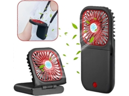 Ventilador Portátil Recarregável De Mão Aprimorado, Pequeno Ventilador Pessoal Com 3 Velocidades Para Uso No Pescoço.