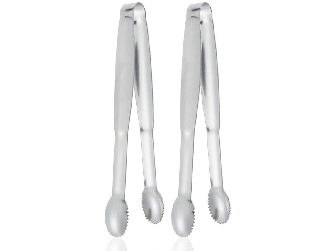 Pinças de açúcar de aço inoxidável Slowmoose, pinças de cozinha de metal