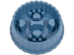 Tigelas Antiengasgo para Animais de Estimação Que Permitem Alimentação Lenta Azul AQUAFORGE