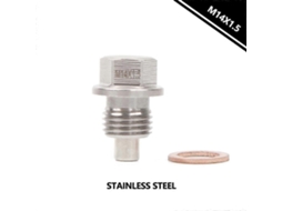 Tapon de drenaje magnético de óleo para motor com junta M14x1.5 M16x1.5 M18x1.5 de aço inoxidável resistente à corrosão M14 1.5 S/MARCA