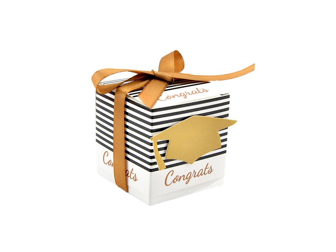 10pcs Caixa De Doces De Formatura Allinless