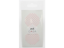 Fita Adesiva Washi, Autocolante Decorativo Redonda E Washi Com Bolinhas Rosa