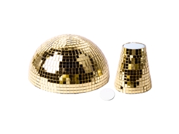 Bola de Espelho com Glitter para Decoração de Festa LAXISCREED
