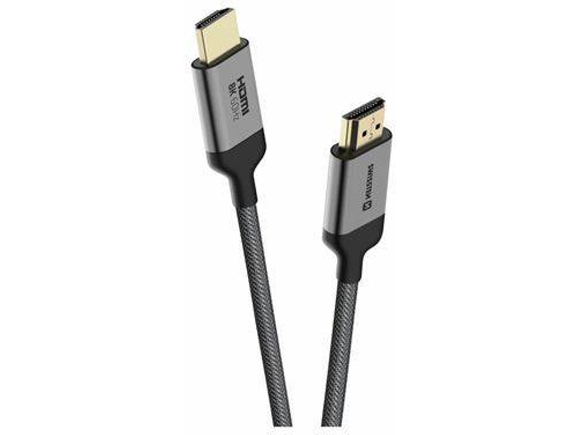 Cabo SWISSTEN HDMI para HDMI 8K (2m - Cinzento)