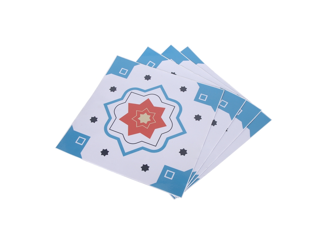 4pcs de Adesivo de Parede 3D Autoadesivo, Mármore, Tijolo, para Cozinha, Banheiro, Quarto S/MARCA