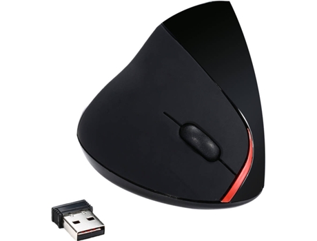 Rato XSJ Wireless Carregamento Vertical 2.4G (2400 dpi - Preto)