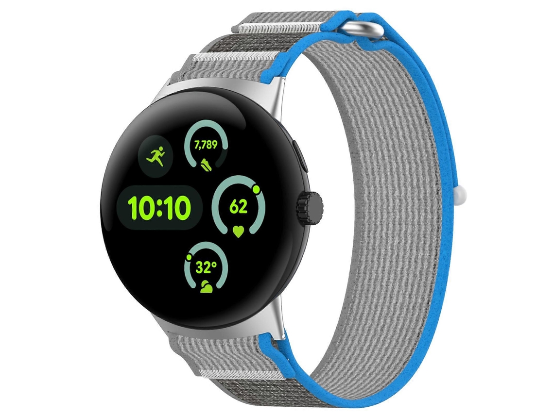 Pulseira De Relógio Em Nylon Trançado Com Fecho De Velcro