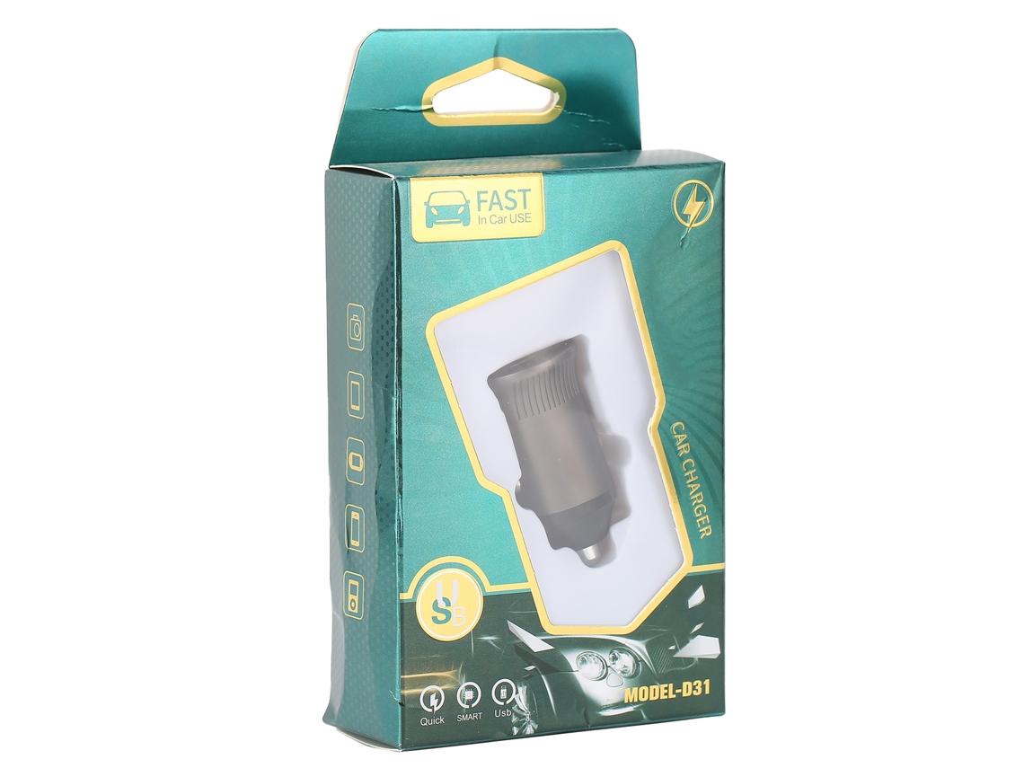 Carregador de Carro Rápido LAXISCREED Pd+qc3.0