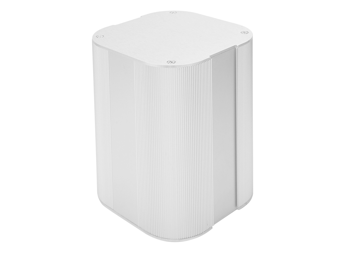Caixa de junção cilíndrica integrada em liga de alumínio para projetos elétricos, 125x125x150mm