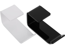 Conjunto De 2 Suportes Para Fones Ouvido Shineofi, Gancho Adesivo Para Pendurar Embaixo Da Mesa, Compatível Com A