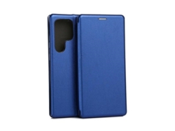 Capa para Samsung Galaxy S24 Ultra BELINE Pele Sintética Magnética Azul
