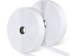 Fita Adesiva de Velcro de 15m, Fita Adesiva Autoadesiva Resistente a Arranhões, Ideal para Presente. GOKOCO