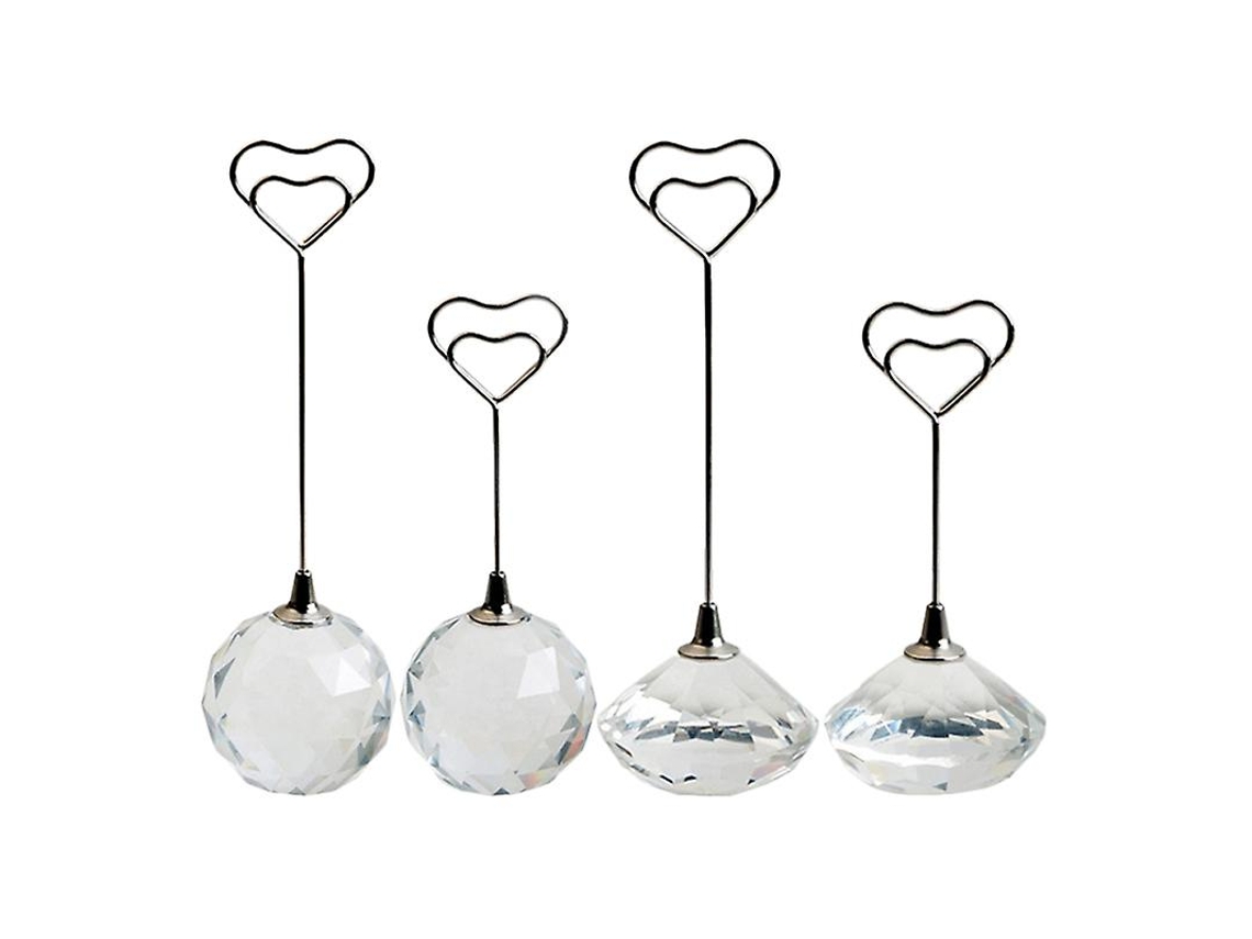 Porta Cartões De Metal E Cristal Para Decoração Allinless
