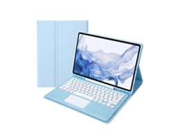 Lurelia Capa Com Teclado Bluetooth Para Samsung Tab S7fe 12.4 Com Touchpad