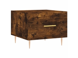 Mesa de Centro Derivados de Madeira Carvalho Fumado MAISON EXCLUSIVE (50x50x40 cm)