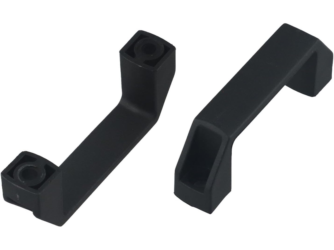 Puxadores De Porta Em Nylon Resistente, Preto, Com Design Espesso 90mm