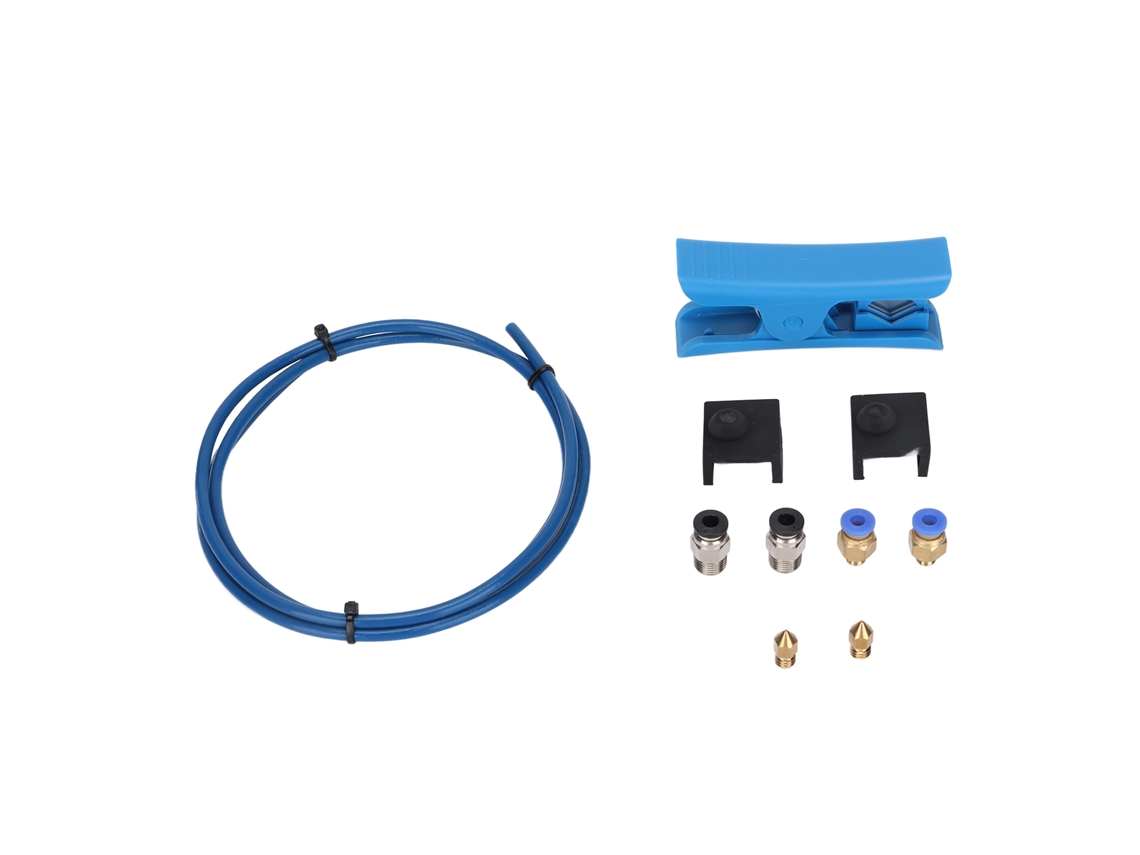 Kit De Peças Para Impressoras 3d Com Tubo Ptfe, Bico 0.4, Cutter Para Ender 3/3 Pro/5 Cr-10/10s
