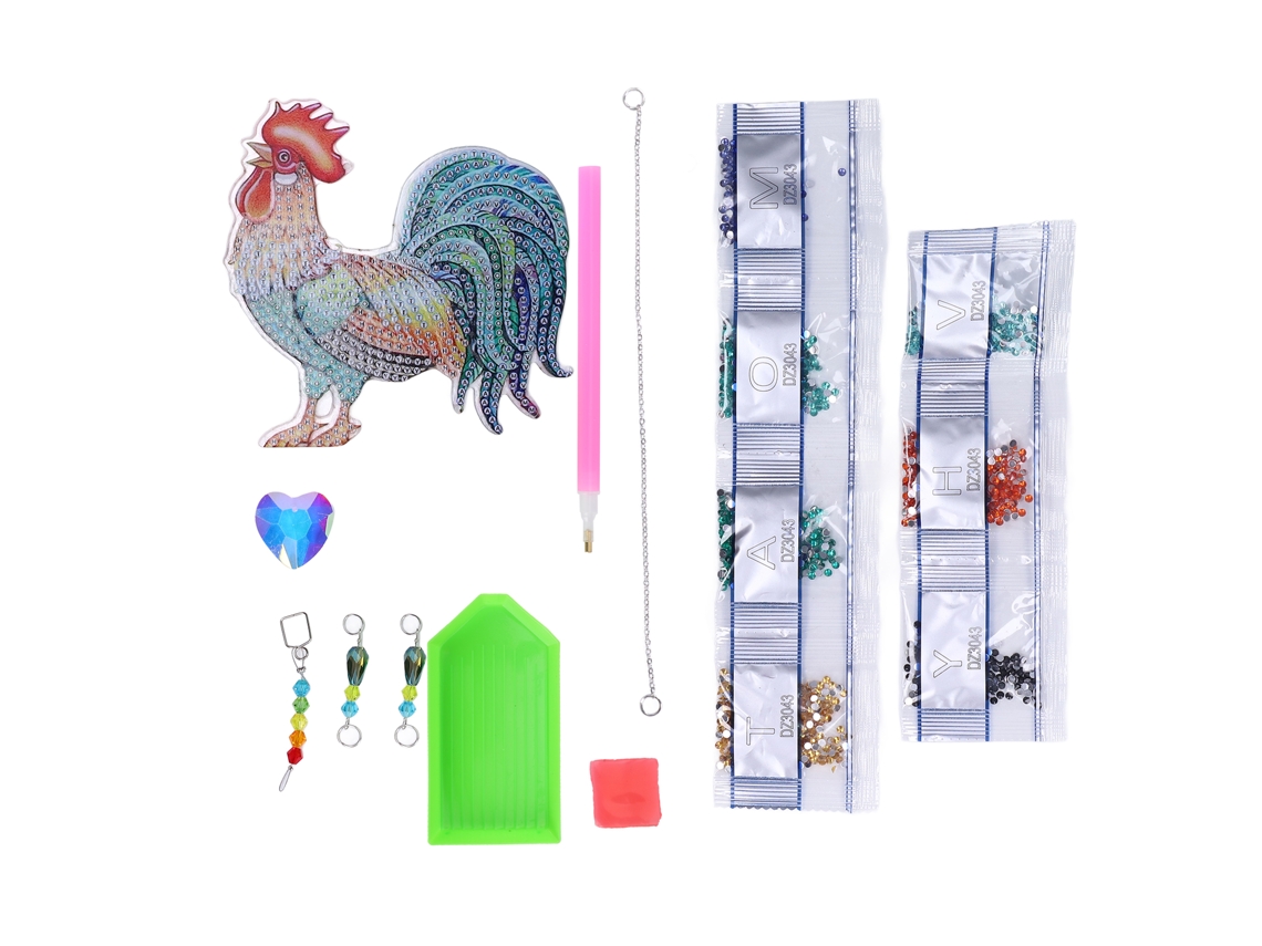 Pintura Strass Diy Galinha Trabalho Fino