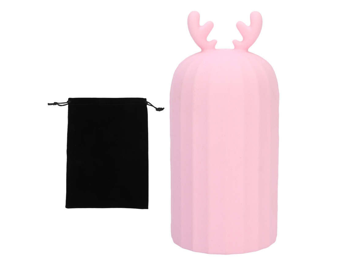 Hot Cold Water Bag Cute Silicone Reusable Microwave Heating Hand Warmer 500ml Pink