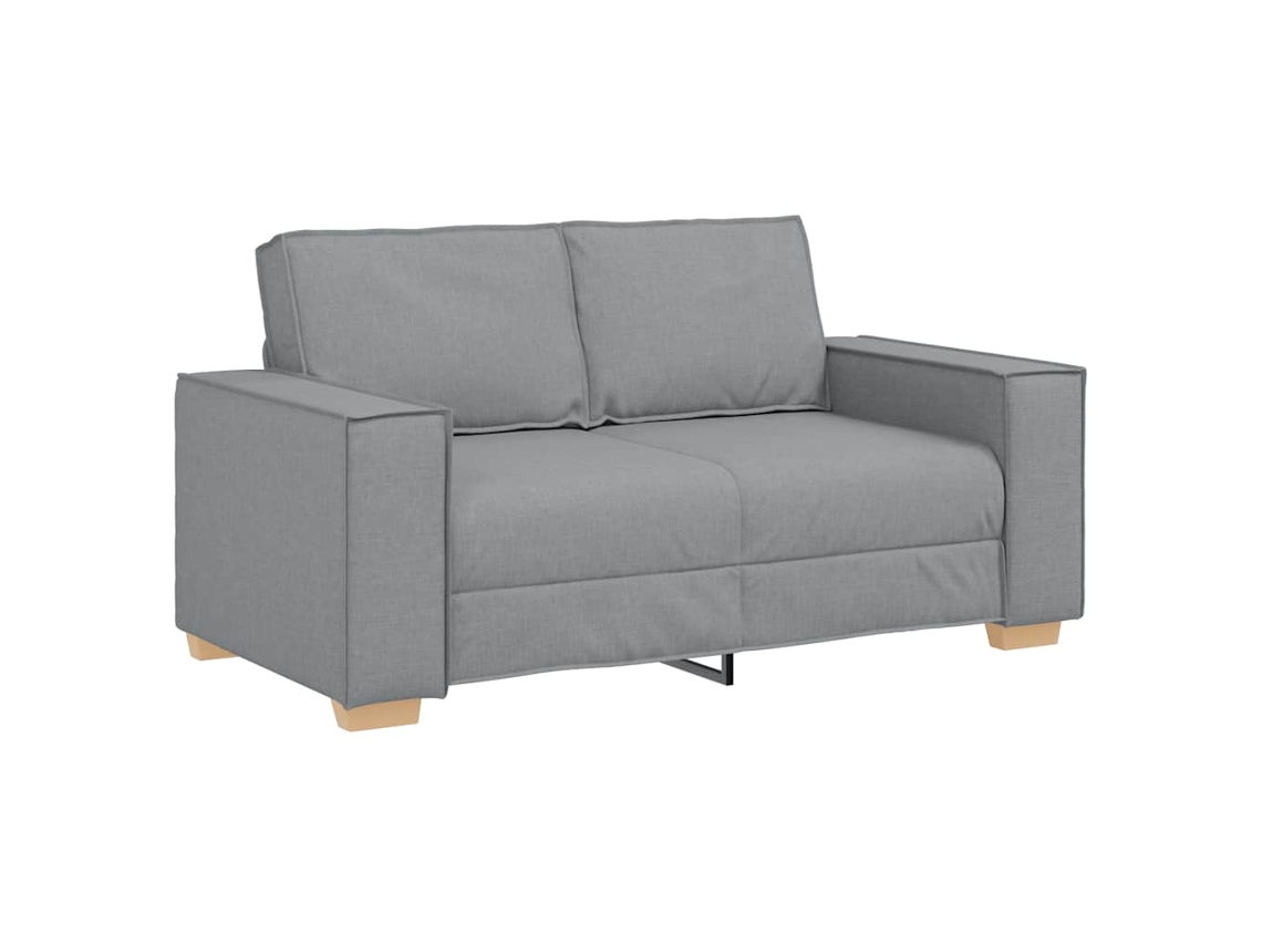 2-seater Sofa, 2-seater Sofas Vidaxl Cinzeto Tecido (n/a)