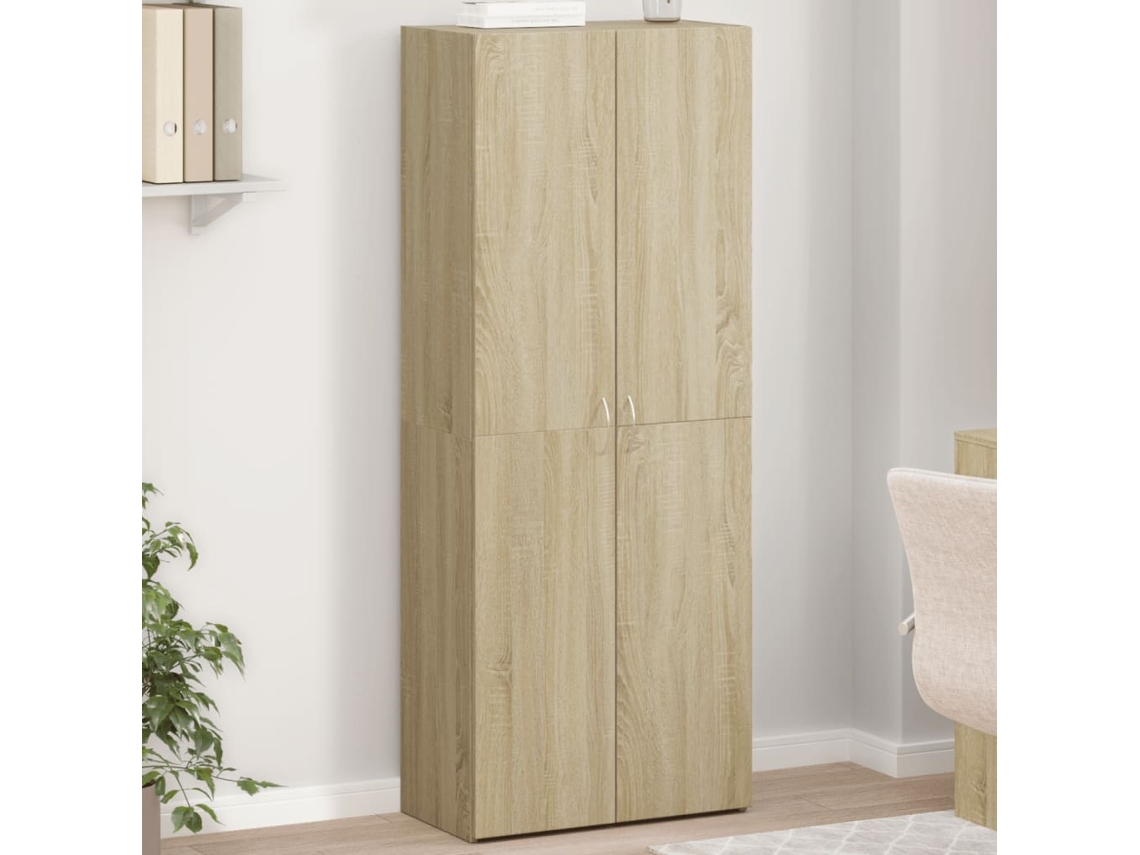 Vidaxl Arquivador 60x32x153 Cm Derivados De Madeira Carvalho Sonoma