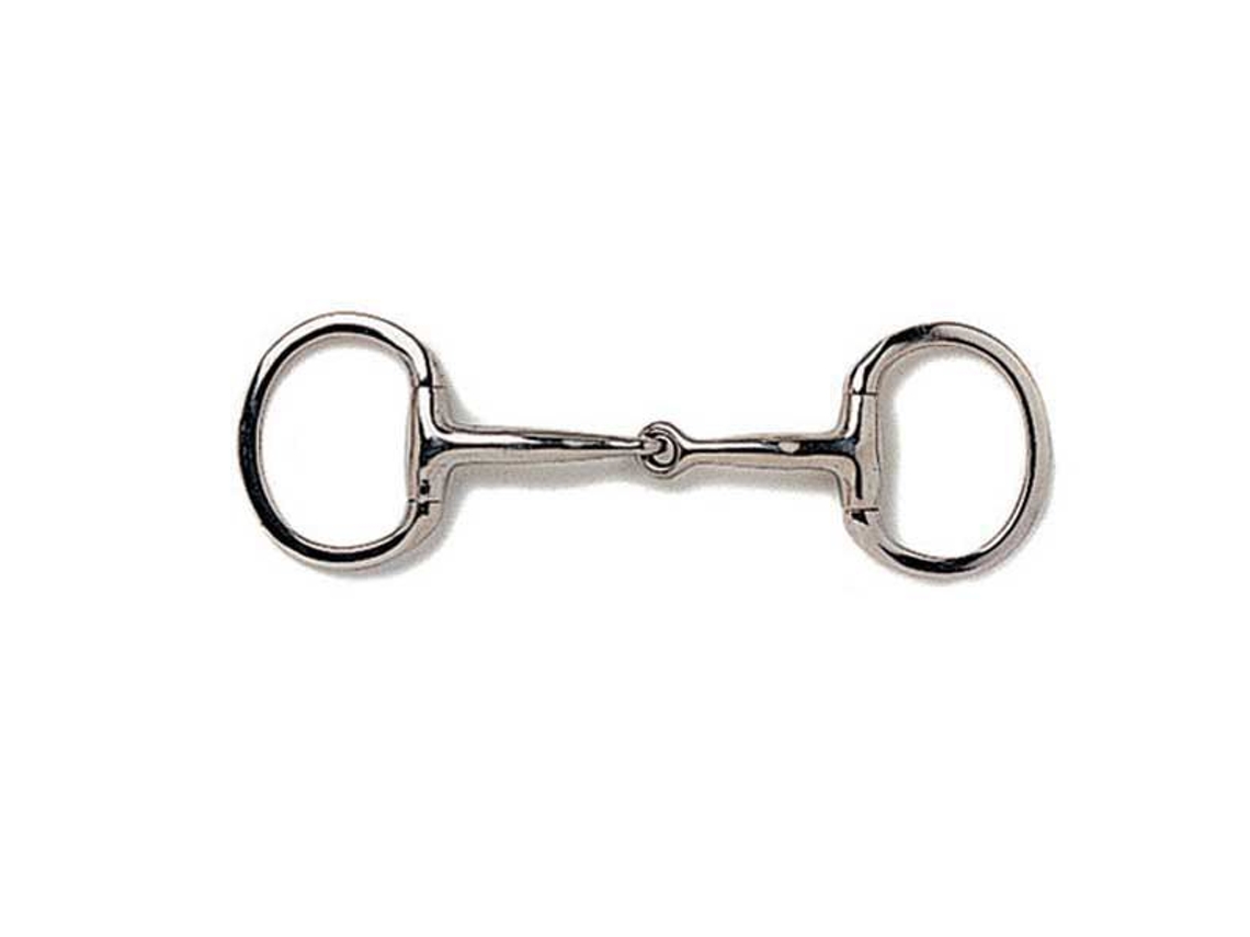 Snaffle Fino de Ovo Prateado 12.5 Cmsefton