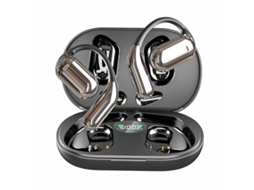 Máscara Dormir Bluetooth, Olhos Side Sleepers, Algodão, Sem Fio, Alto Falantes, Microfones, Cinza JIAPEI