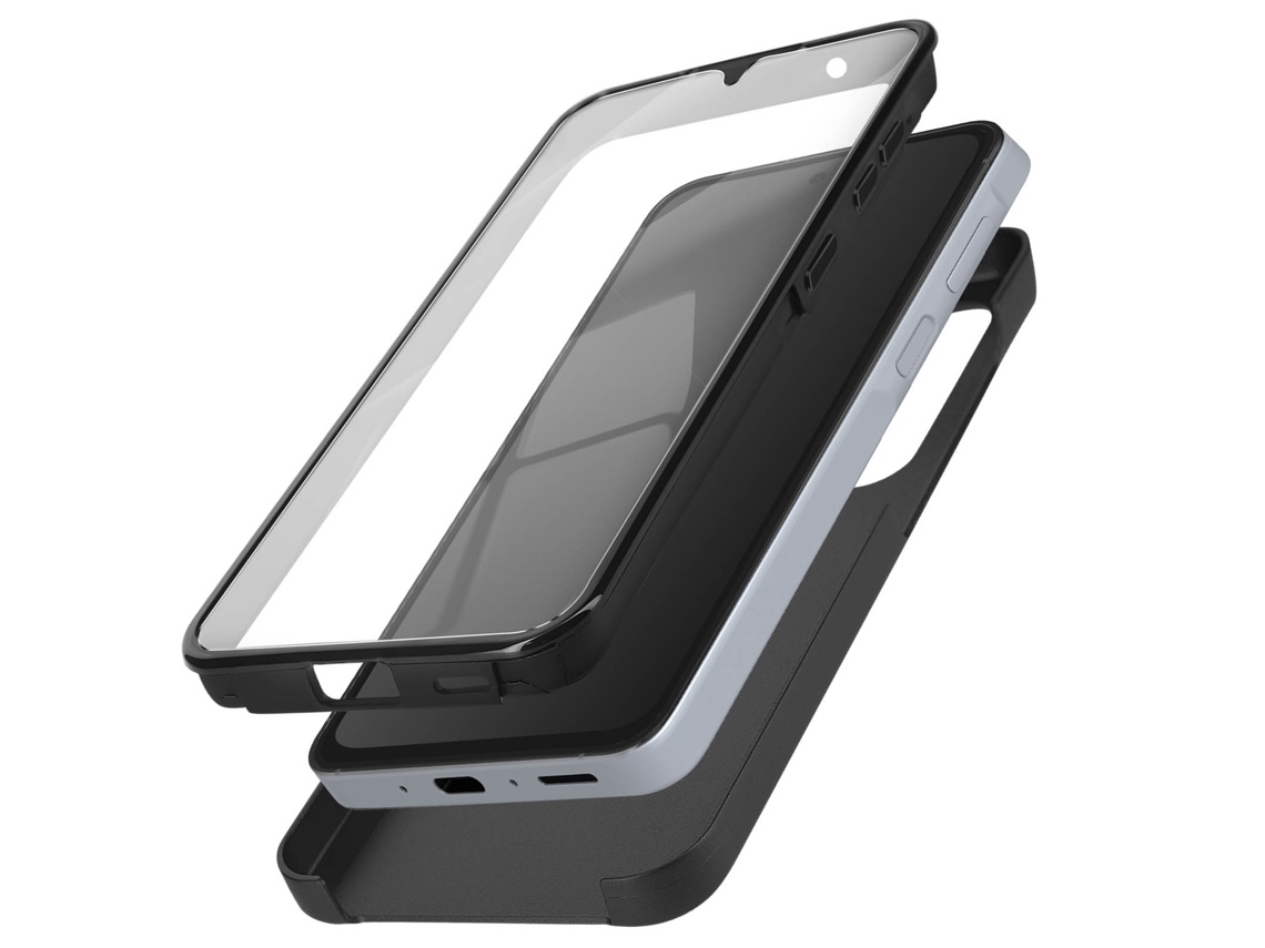 Lurelia Capa Rígida Para Samsung Galaxy A55 Silicone Preto