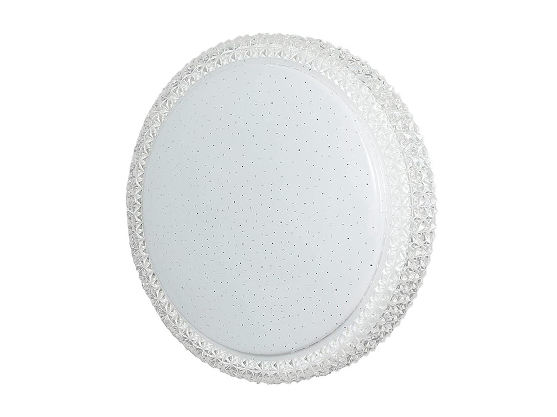Nettlife Led Luz De Teto Com Controlo Remoto Regulável 18 W, Diâmetro 30 Cm, Céu Estrelado De Cristal Moderno, Adequado Para Quarto, Sala De Estar