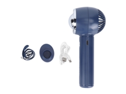 Ventilador de pescoço portátil, USB, ajustável, para interior e exterior, rosa LAXISCREED