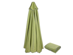 Lona de substituição para guarda-sol de jardim, 3m, 6/8 braços, tecido de poliéster impermeável, proteção UV, 50% de desconto, 300cm*8k, verde ágata